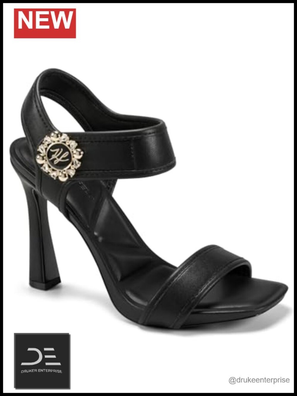 Ankle Strap Stiletto Heel Sandals for Women, Dressy Elegant Flats - Unbranded
